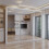 (White, 250cm) Double Mirror Sliding Door Wardrobe with Shelves 1