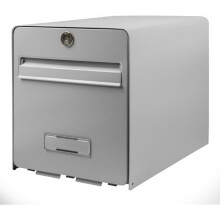 BURG WACHTER Mailbox Favor in galvanized steel - 2 doors - Grey