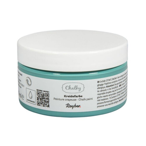 Marine Green Chalk Paint - Chalky Finish - 100 ml