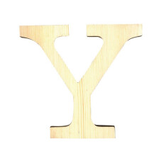 LETTER Y - 11.5 CM - WOOD