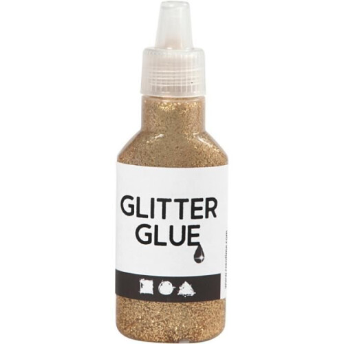 Glitterkleber 25 ml - Einzelstück Gold