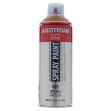 Botella de pintura Amsterdam 400 ml or oscuro