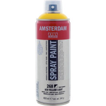 Bomboletta di vernice Amsterdam 400ml giallo azoico chiaro