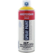Bomboletta di vernice Amsterdam 400 ml giallo titanio nickel scuro