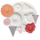 Graine Créative - Molde de silicone (mini) Decoração Ø 7 cm 1