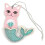 2 tags shaker 3D - Gato sereia 1