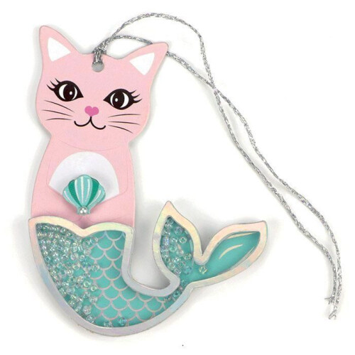 2 tags shaker 3D - Gato sereia
