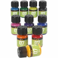Assortimento de tinta para vidro - A Color Glass - 30 ml - 10 pcs