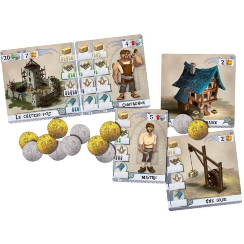 Asmodee Costruttori (I) : Medioevo - Asmodee - Gioco di atmosfera - Da 10 anni 1