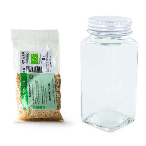 Maustejauhe + valkosipulijauhepullo 40 g