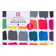 Gouache paint - Extra fine - 8 colors - 20ml tubes - Talens