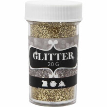 Paillettes finas - 20 - Dorado - Tarro de 20 g - Para adultos