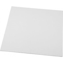 Painel de tela - Creotime - 30 x 30 cm - Branco - Unissex - Decoração de parede