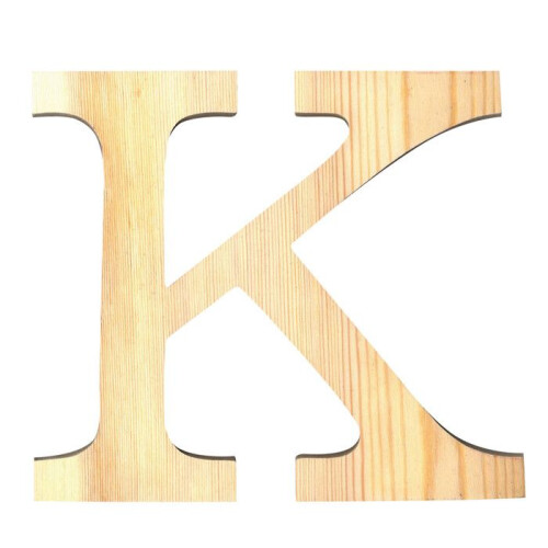 LETTERA K - 11.5 CM - LEGNO