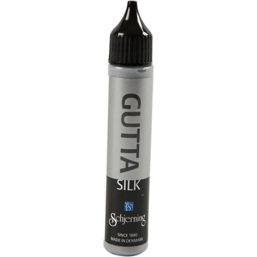 Silk painting dropper - Silver - 30 ml