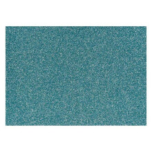 Papel termoadhesivo purpurina azul - 14,8 x 21 cm