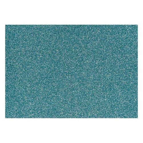 Blauer Glitzer-Transferfolie - 14,8 x 21 cm