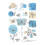 Transfer textil termoadhesivo A5 - insectos y flores 1