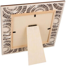 Wooden photo frame - Artemio - Boho - 20 x 20 cm - Asymmetrical - Beige