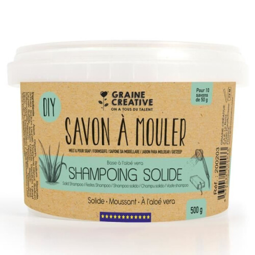 Savon à mouler - Shampoing Solide - 500 g