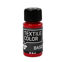 Peinture textile - Réf 34208 - Acrylique - Rouge - Intérieur - Durable
