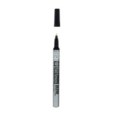 Feutre - SAKURA - PEN-TOUCH - Punta fine 1mm - Colore argento - Indelebile
