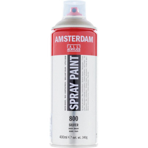 Bomboletta di vernice Amsterdam 400 ml argento