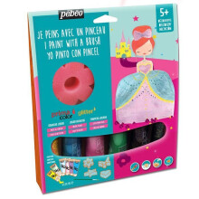 Liquid gouache kit - Primacolor - Princess - 6 tubes - 20 ml - Bright colors