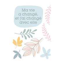 Transfer textil termoadhesivo A5 Slow Life - Mi vida