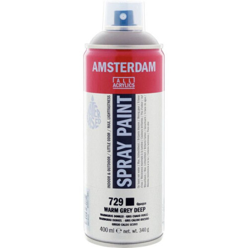 Amsterdam 400 ml tummanharmaa spraymaali