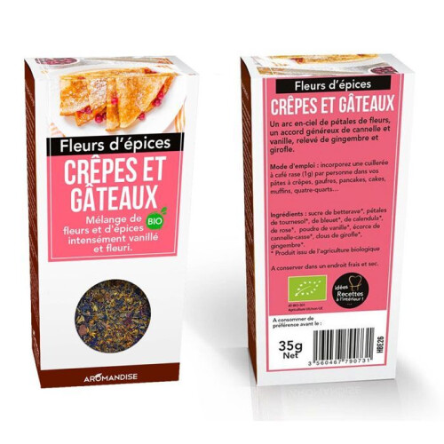 Fiori di spezie Crepes e torte 70 g