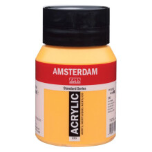 Acrylic Paint - Golden Yellow - 253 - Amsterdam - 500ml Pot