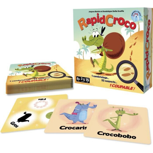 Asmodee RapidCroco - Asmodee - Tutkintapeli - 32 Suspect 1 Guilty 2