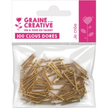 Graine Créative - Pino dourado para String Art quadro de fio esticado x100