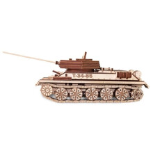 Puzzle 3D Char T-34-85 in legno naturale - Art Bizniz - 965 pezzi - Veicoli e macchine