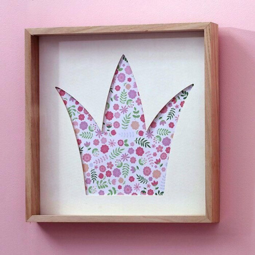 Cornice decorativa corona 30 x 30 cm 1