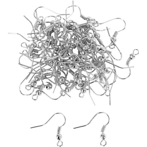 Crochet type mount with decorative beads and rings. ref 603021