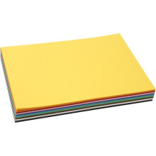 Cartolina colorida Colortime 21 x 29,7 cm 120 peças 180 g multicolorida