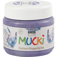 "Peinture au doigt Mucki - 150 ml Violeta Metalizado"