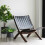 Perugia Leather Armchair, black. 2