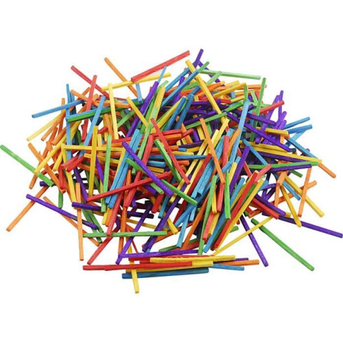 Fósforos multicolor (sem ponta queimada) - cerca de 4300 peças. ref 56490