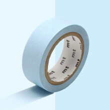 Yksivärinen pastelliteippi - MASKING TAPE - Taivaan sininen - 1,5 cm - 7 m - Uudelleen sijoitettavissa oleva liima