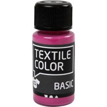 Peinture pour textile - Haute qualité - Rose - Acrylique - Fixation au fer - Intérieur