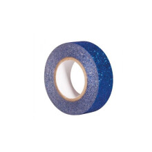 Kimalteleva maalarinteippi - Noname - 5 m x 1,5 cm - Kuningas sininen - Helppo repäistä - Irrotettava