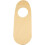 Door Handle Plate - Not specified - Wood - 10 x 25 cm - Beige - Rectangular 1