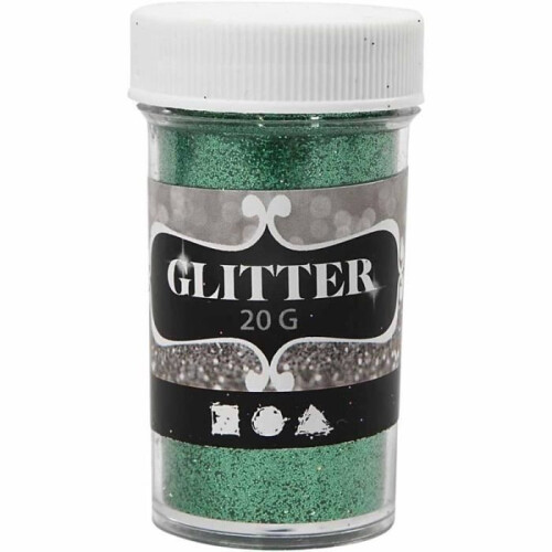 Paillettes finas - Verde - Tarro de 20 g