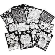 Sammlung von 16 Modellen - 19 x 25 cm - Samtmalbuch - Erwachsene - Unisex