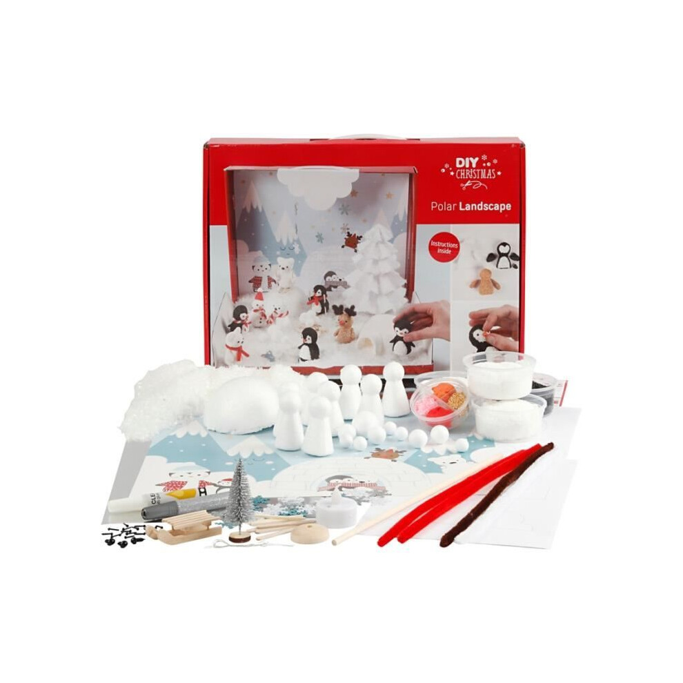 Foam and Silk Clay Modeling Kit - Polar Landscape