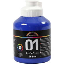 Acrylfarbe - A-Color - 500 ml - Blau - Glänzend - Hochwertig