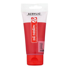 Acryltube Kunst Kreation Talens 75ml karmin